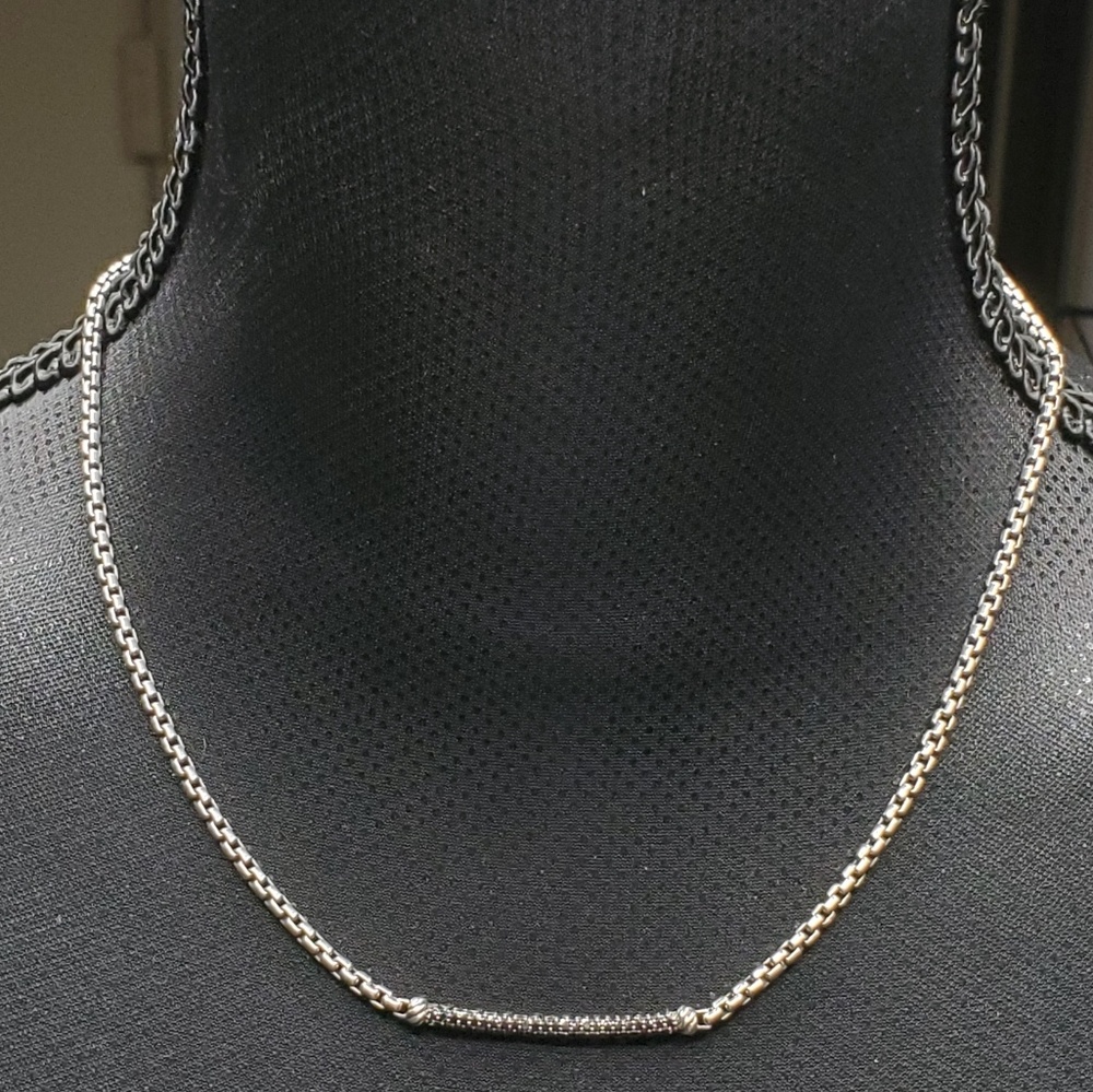 David Yurman Petite Pave Metro W/ Black Diamond